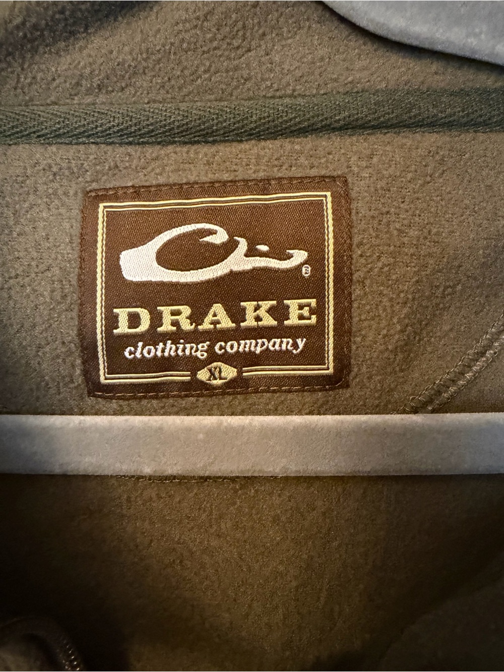 Drake Waterfowl Camp Fleece Vest Olive Green Size XL - Picture 3 of 7